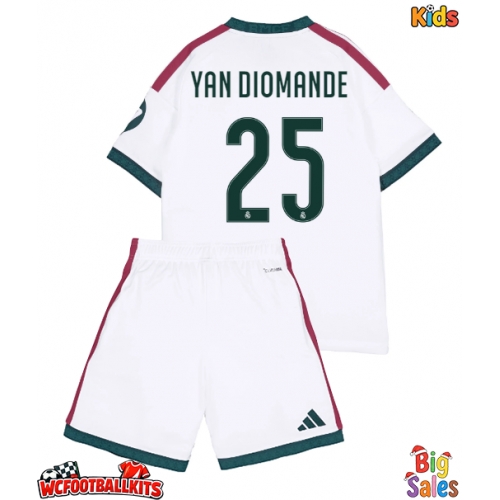Real Madrid Yan Diomande #25 Replica Home Stadium Kit for Kids 2026-27 Short Sleeve (+ pants)